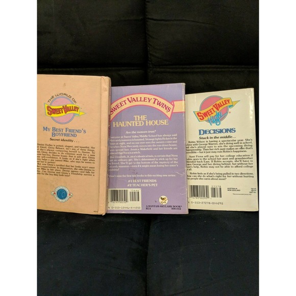 Lot Of Vintage Sweet Valley High Twins Books - Picture 5 of 5